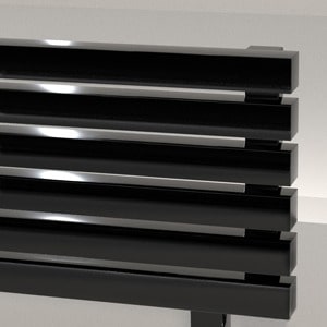Трубчатый вертикальный радиатор AQUA V, 7 секций, 1750/330/90