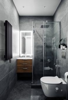 Трубчатый вертикальный радиатор 40x40 V, 2 секции, 1250/90/70